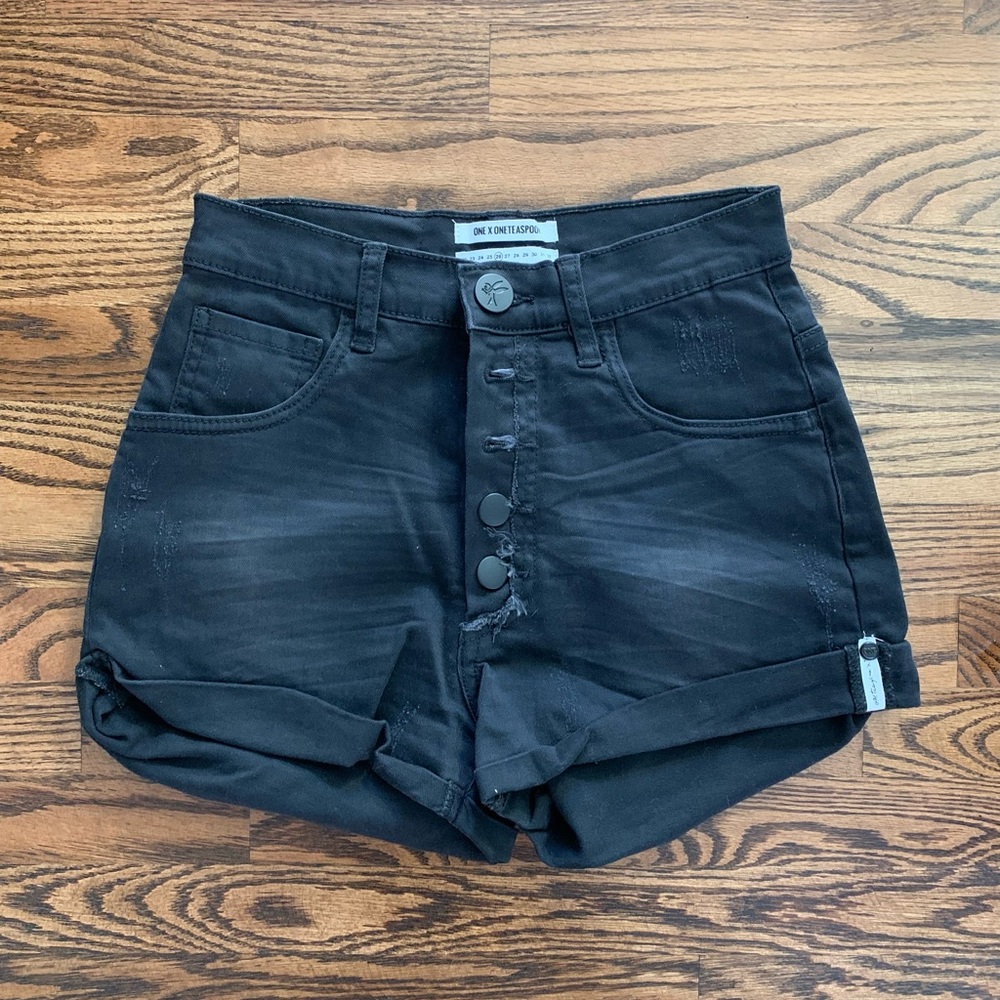 OneTeaspoon Harlets high rise short